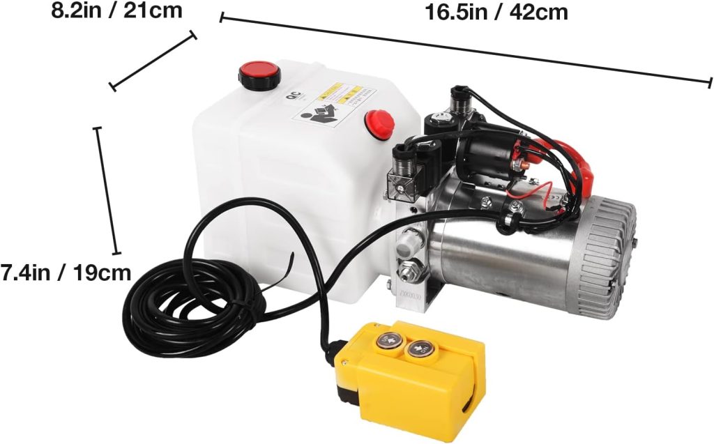 2 pump 6 battery hydraulic setup