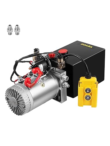 3 quart 12v kti double acting hydraulic pump