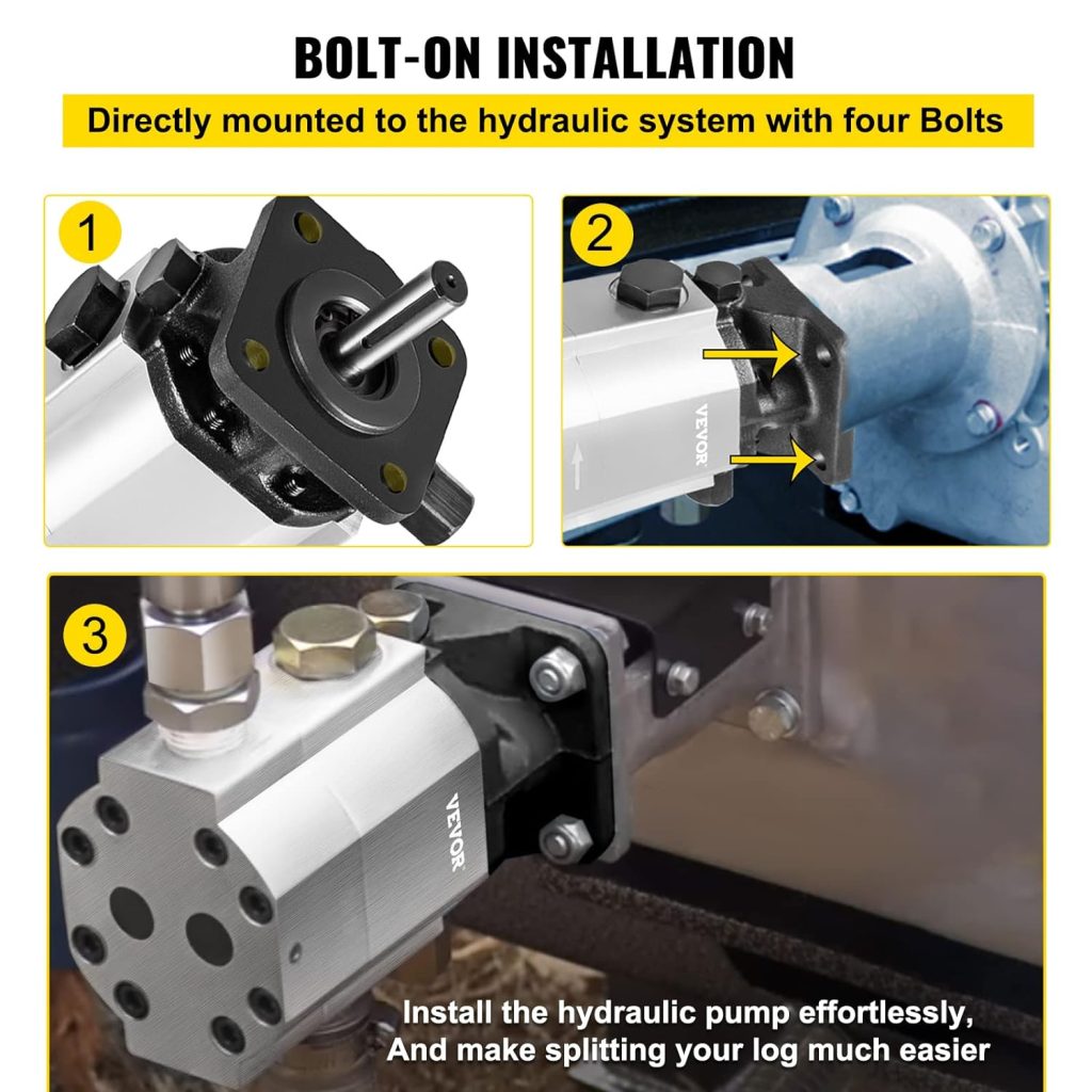 vevor hydraulic pump instructions