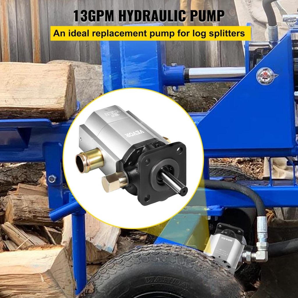 3000 PSI 2 Stage Log Splitter Hydraulic Pump 13 GPM