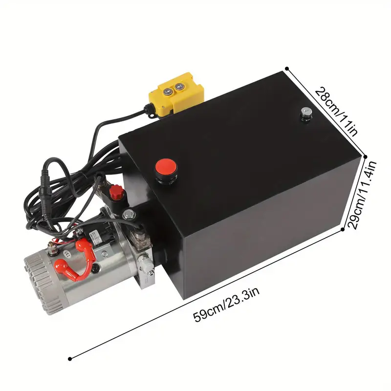 12 volt dc hydraulic pump double acting