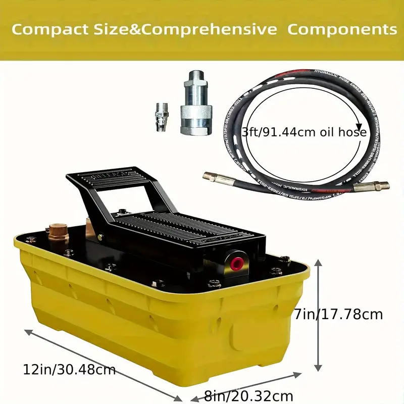 air hydraulic foot pump