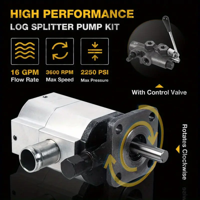 concentric hydraulic pump 16 gpm 2-stage model 1001507