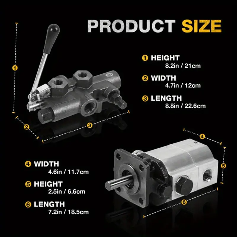 concentric hydraulic pump 11 gpm 2-stage model 1001689