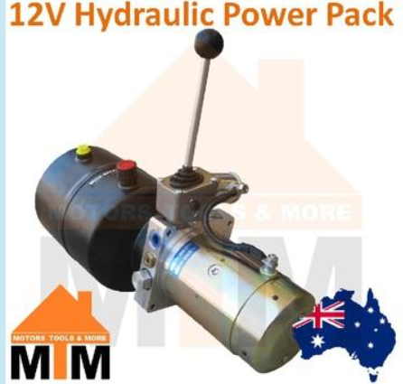 12 volt double acting hydraulic pump