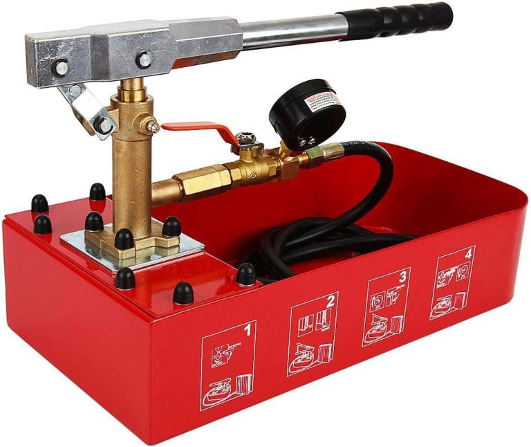 IRONWALLS Hydrostatic Pump Tester, Hydraulic Manual Water Pressure Test Pump