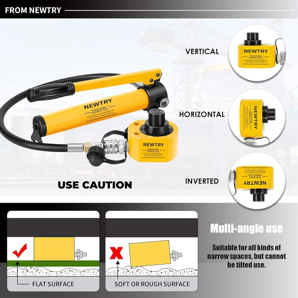 double acting 12V hydraulic pump 
What happens if your hydraulic pump is too big?