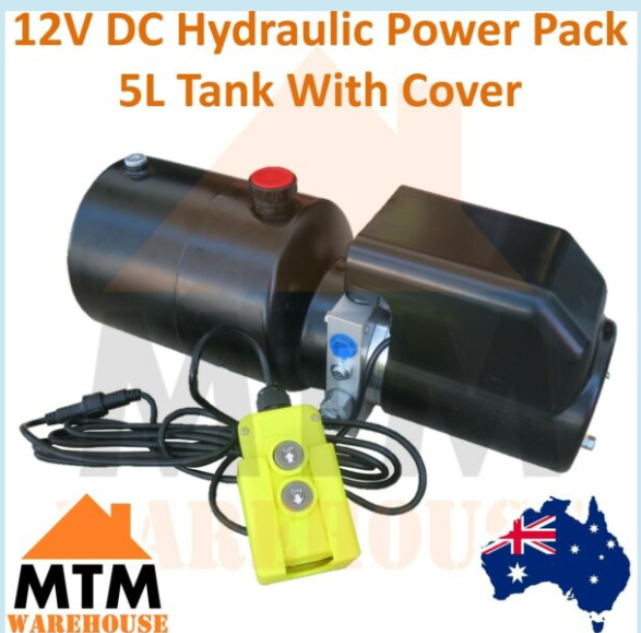 5L Steel tank with Filler and Breather hydraulic pump